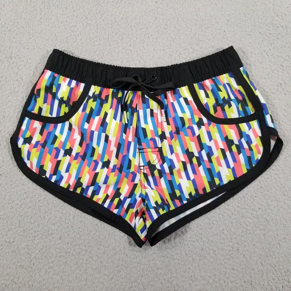 Andrew Christian Swim Shorts Men Small Mesh Lined Trunks Brief Arrive Drawstring